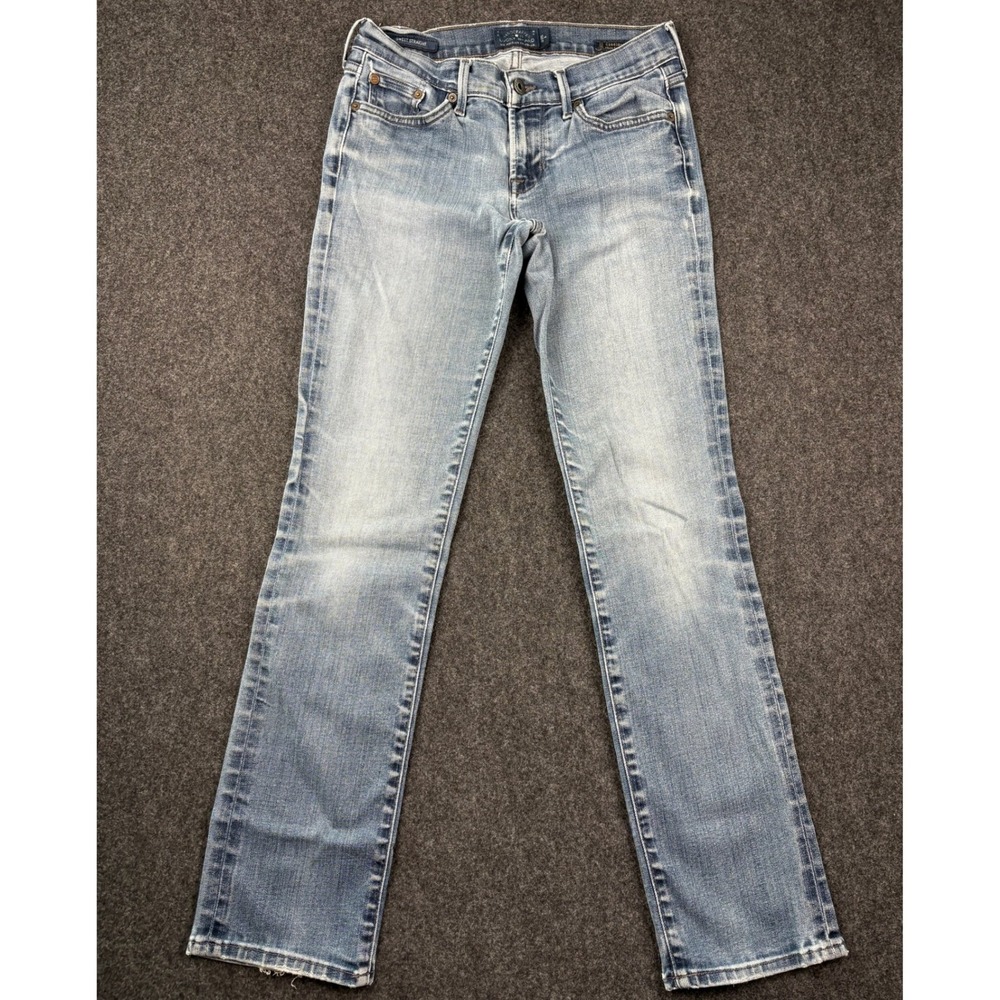Lucky Brand Sweet Straight Candiani Denim Jeans Light Wash Size 0/25 (27x28.5)